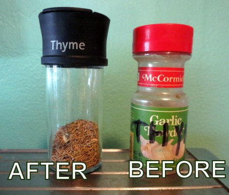 THYME BEFORE AND AFTER